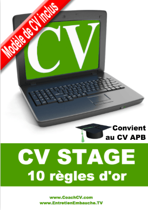 cv stage curriculum vitae apb admission post bac