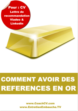 références professionnelles exemple