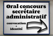 oral concours secrétaire administratif